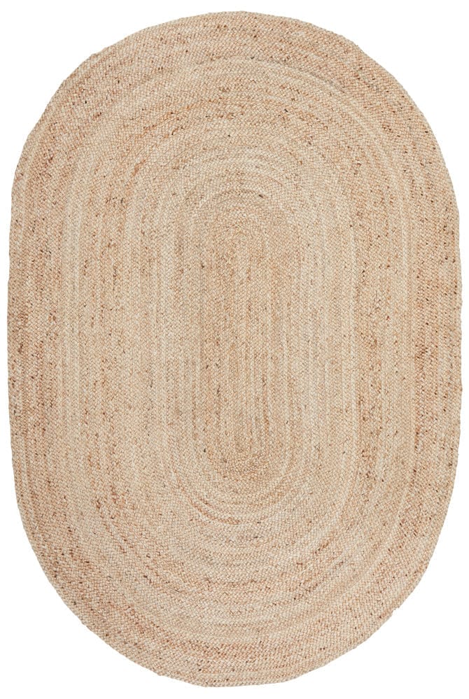 RUG CULTURE Rugs Bondi Natural Oval Rug