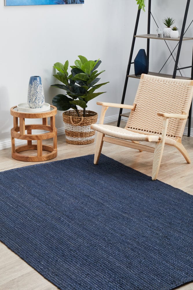 RUG CULTURE Rugs Bondi Navy Rug
