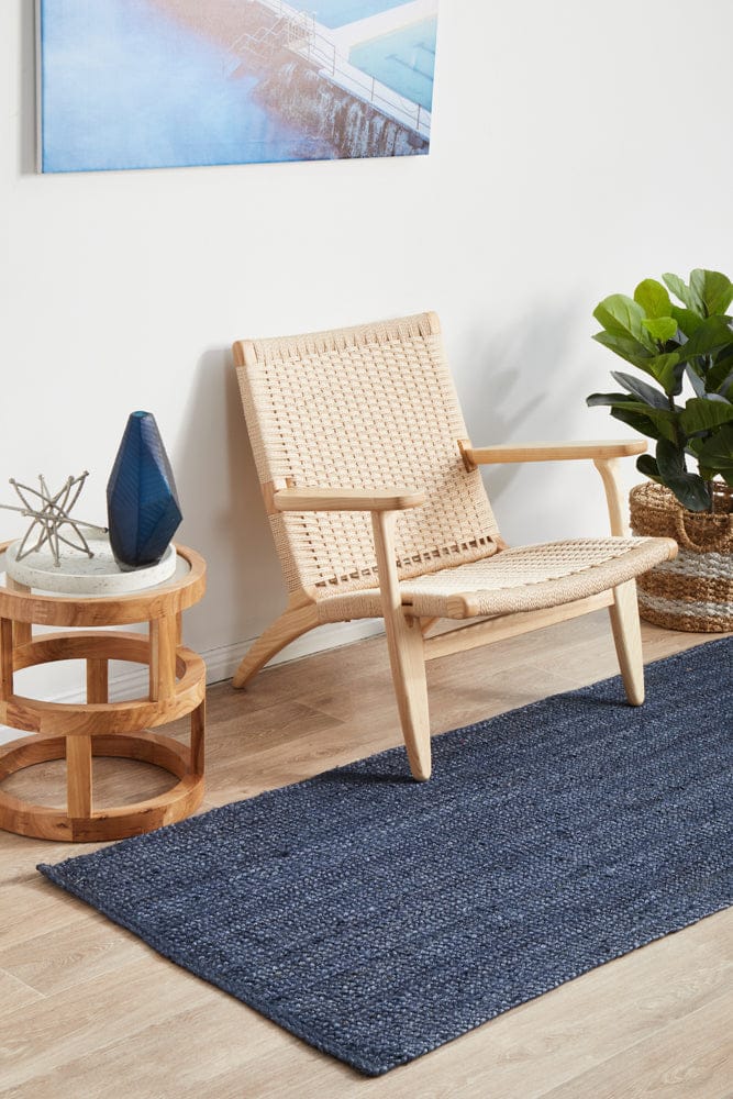 RUG CULTURE Rugs Bondi Navy Runner Rug