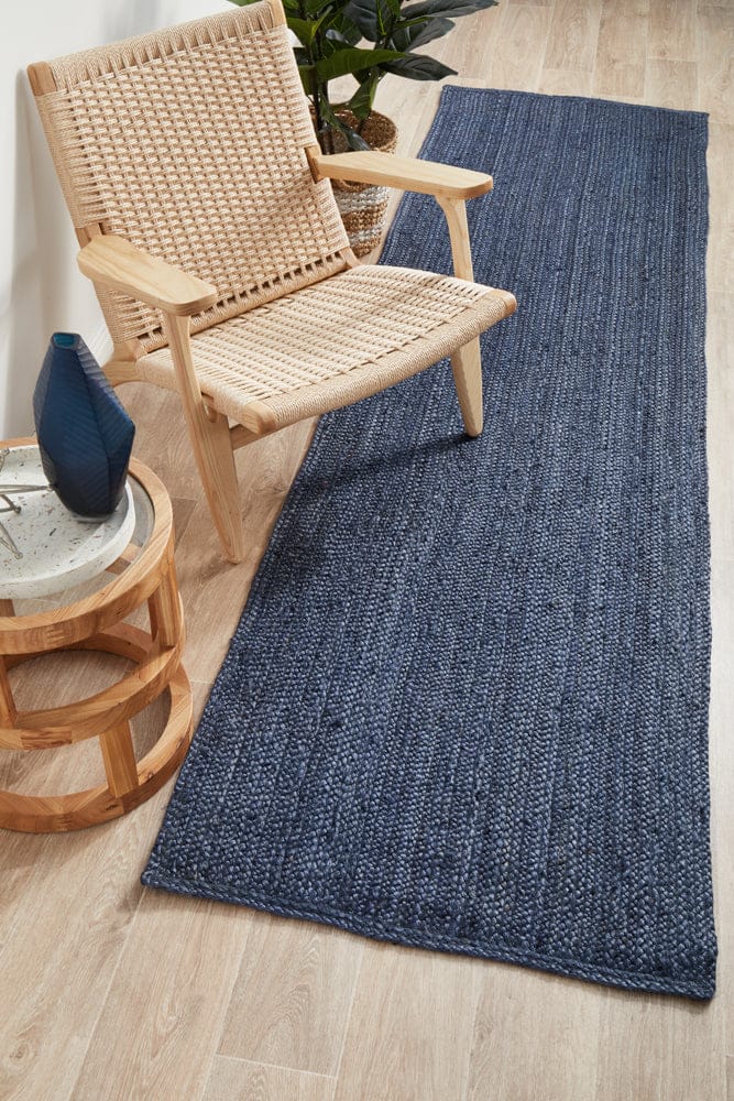RUG CULTURE Rugs Bondi Navy Runner Rug