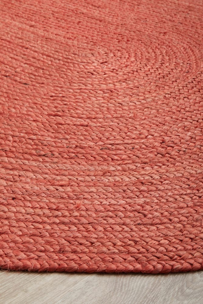 RUG CULTURE Rugs Bondi Terracotta Oval Rug