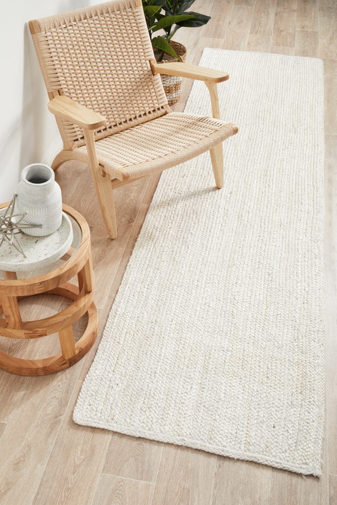 RUG CULTURE Rugs Bondi White Runner Rug