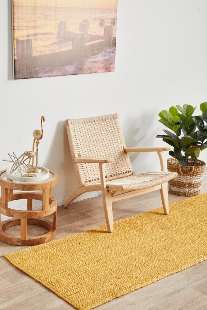 RUG CULTURE Rugs Bondi Yellow Runner Rug