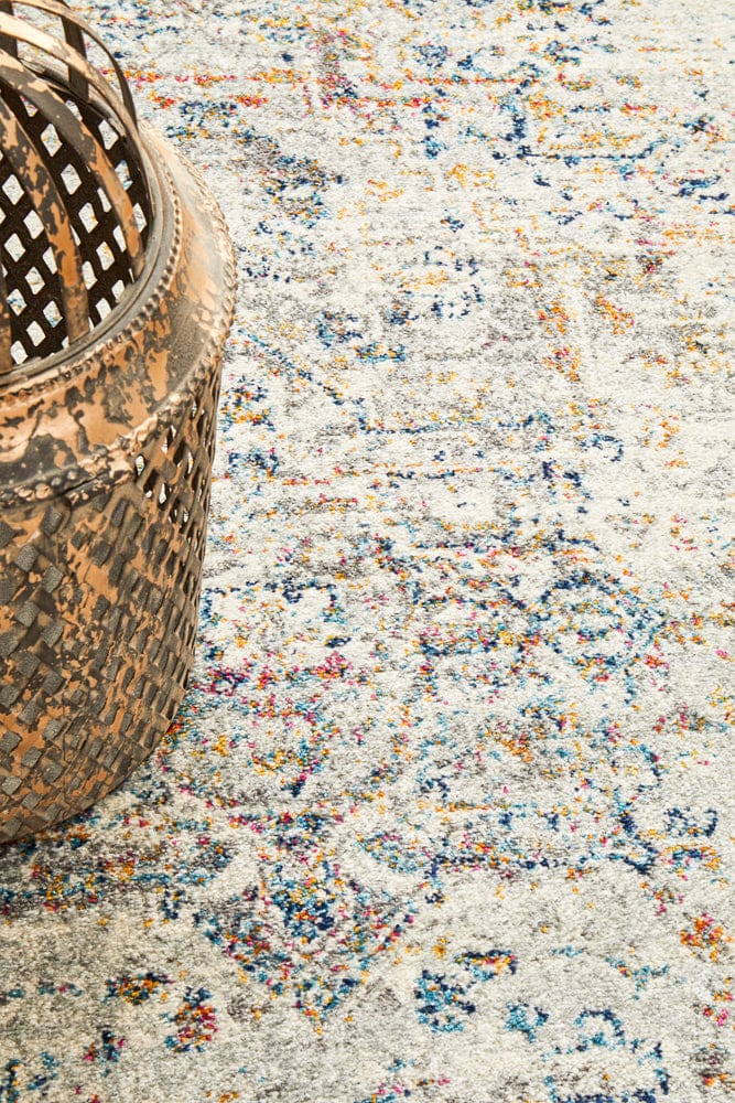 Rug Culture Rugs Century 911 Silver Runner Rug