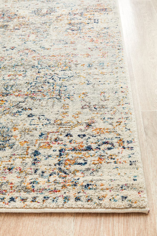 Rug Culture Rugs Century 911 Silver Runner Rug