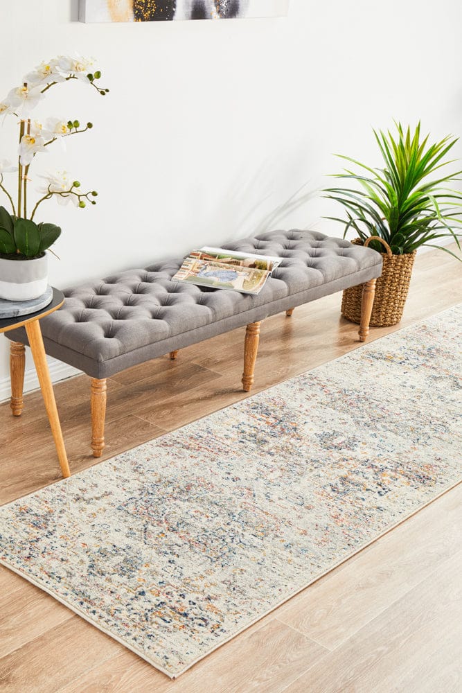 Rug Culture Rugs Century 911 Silver Runner Rug
