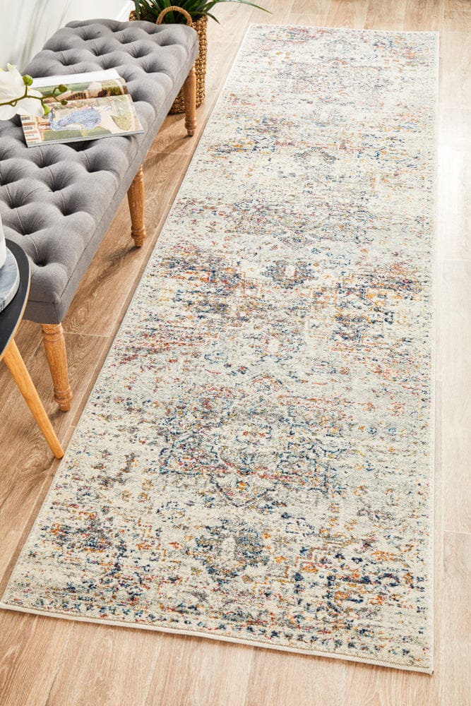 Rug Culture Rugs Century 911 Silver Runner Rug