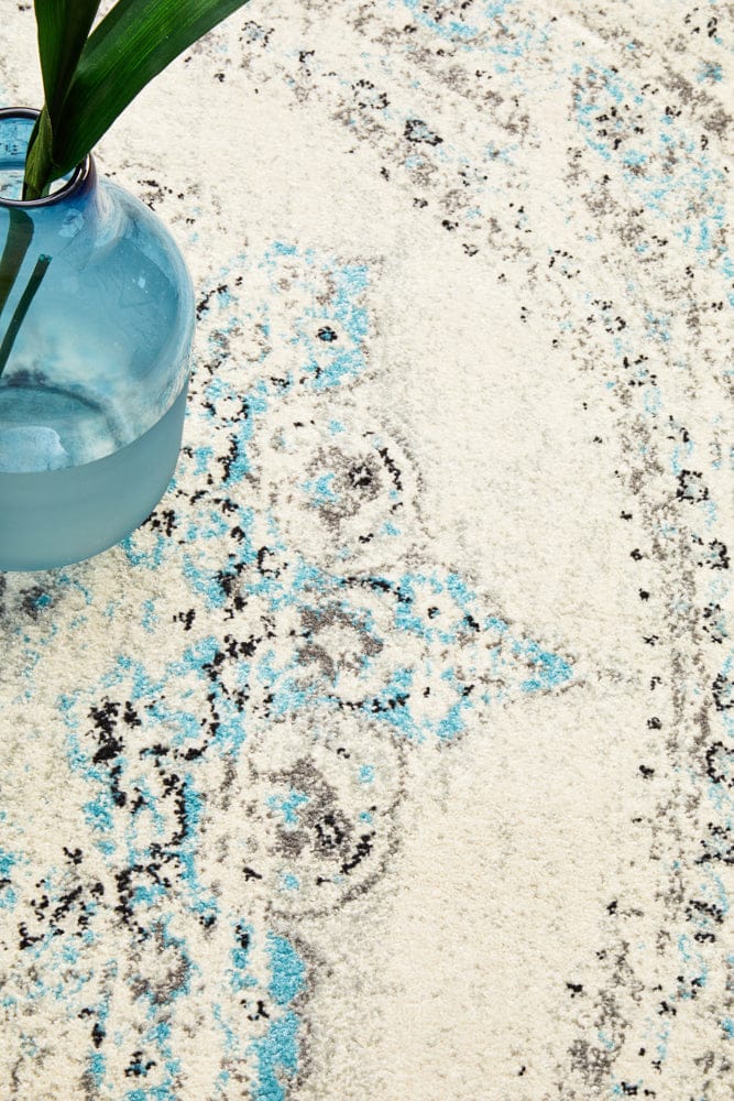 Rug Culture Rugs Century 922 White Round Rug