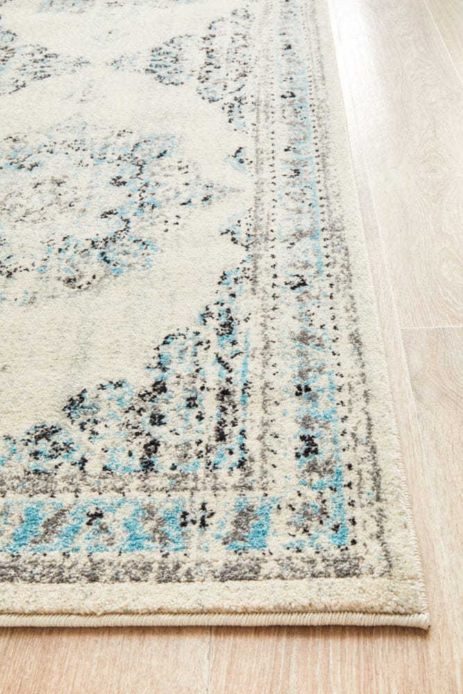 Rug Culture Rugs Century 922 White Runner Rug