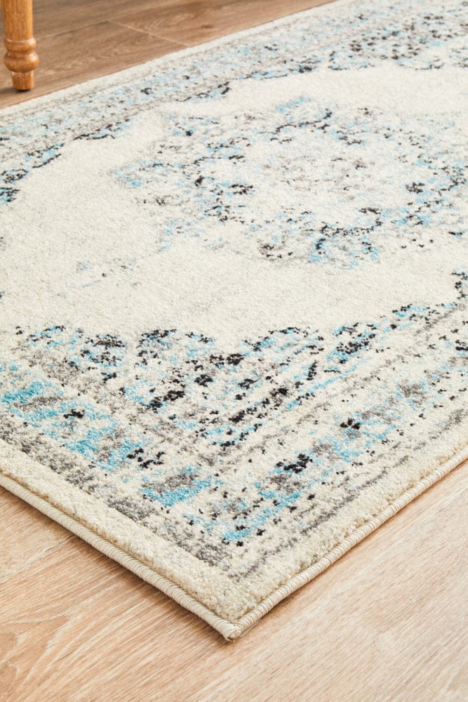 Rug Culture Rugs Century 922 White Runner Rug