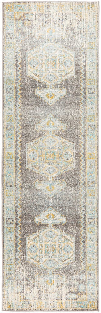 Rug Culture Rugs Century 944 Grey Runner Rug