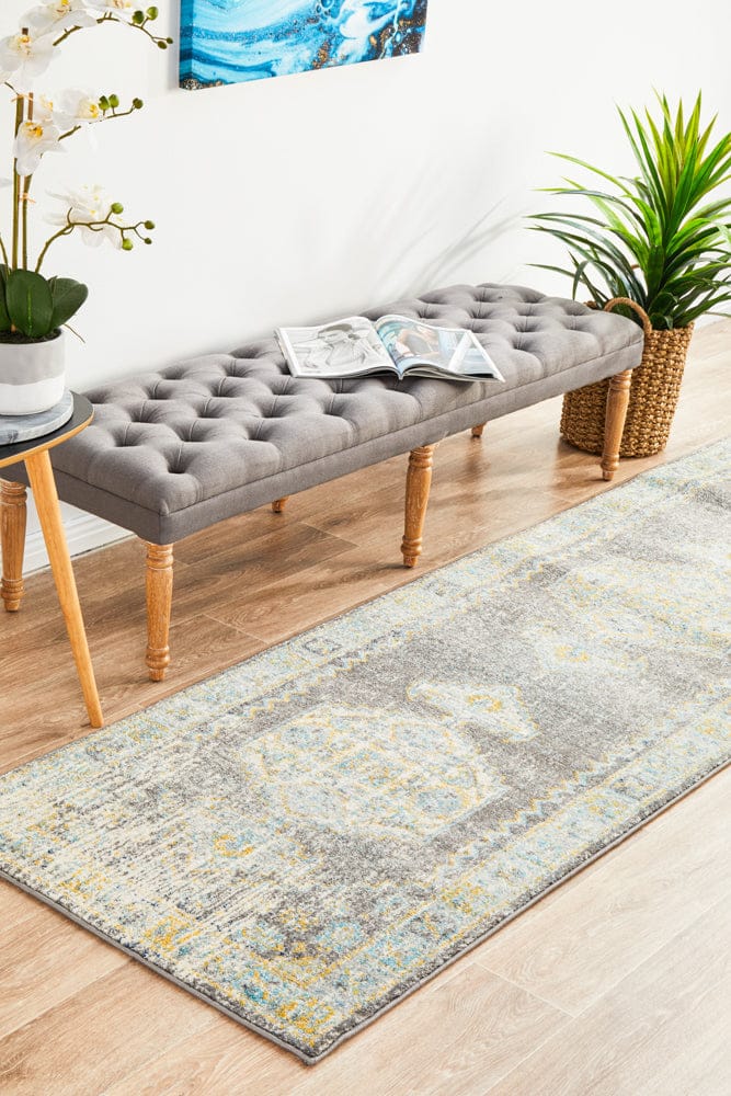 Rug Culture Rugs Century 944 Grey Runner Rug