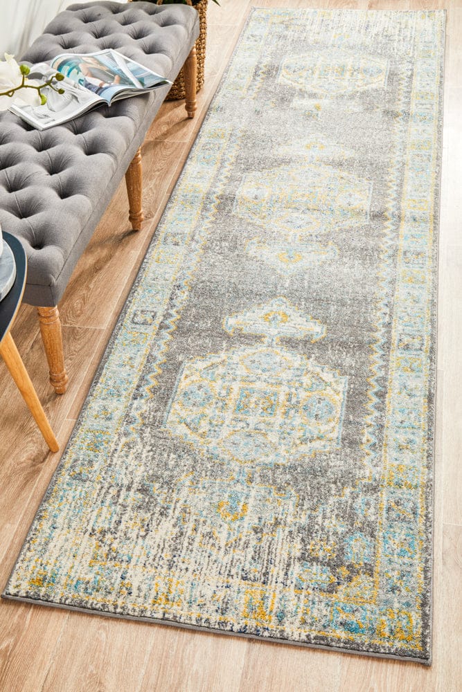 Rug Culture Rugs Century 944 Grey Runner Rug