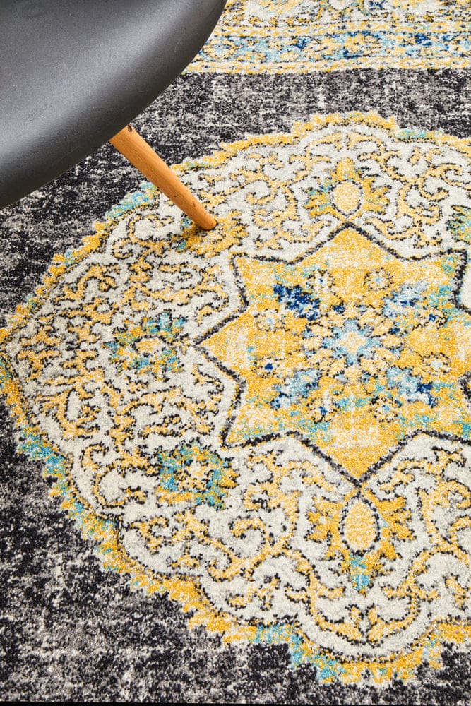 Rug Culture Rugs Century 955 Charcoal Rug