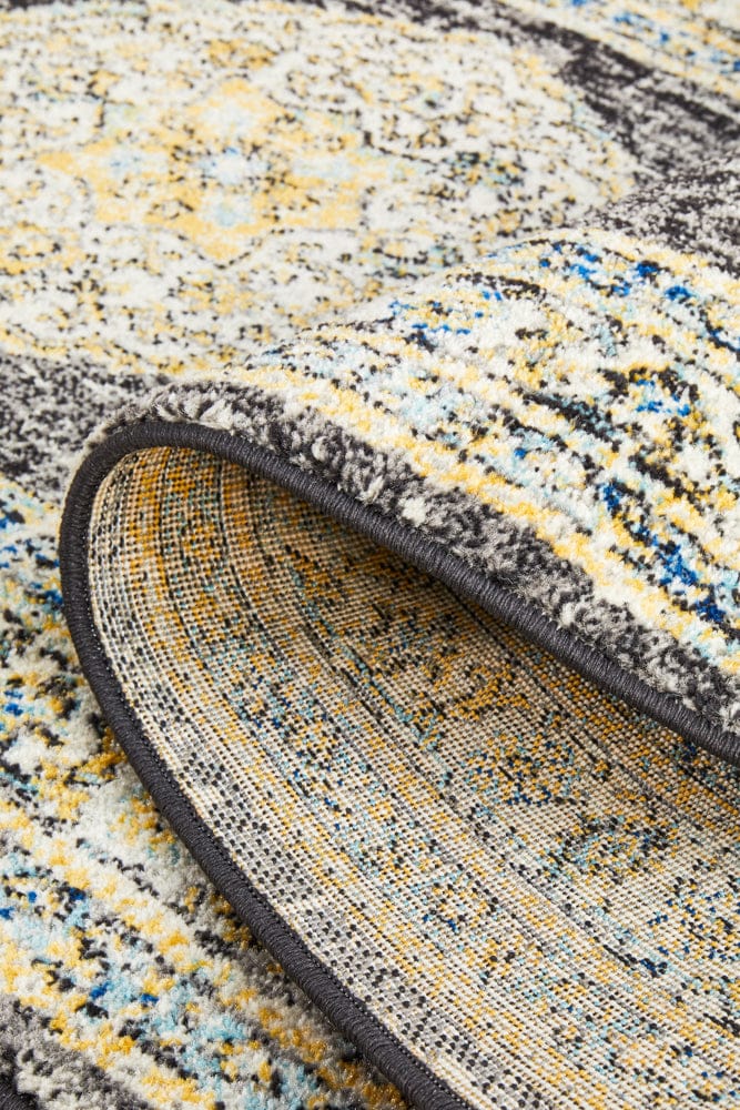 Rug Culture Rugs Century 955 Charcoal Runner Rug