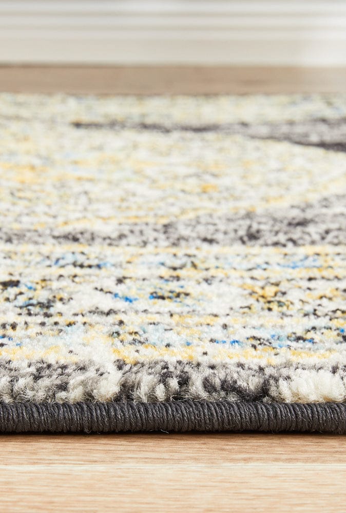 Rug Culture Rugs Century 955 Charcoal Runner Rug