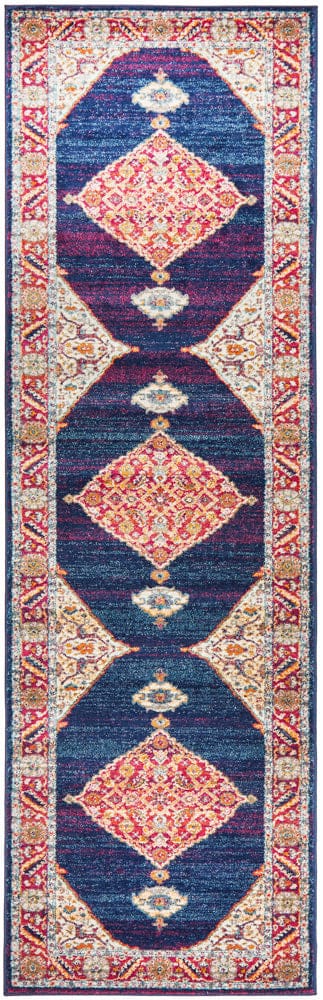 Rug Culture Rugs Century 966 Royal Blue Runner Rug