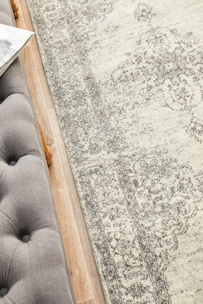 Rug Culture Rugs Century 977 Silver Runner Rug