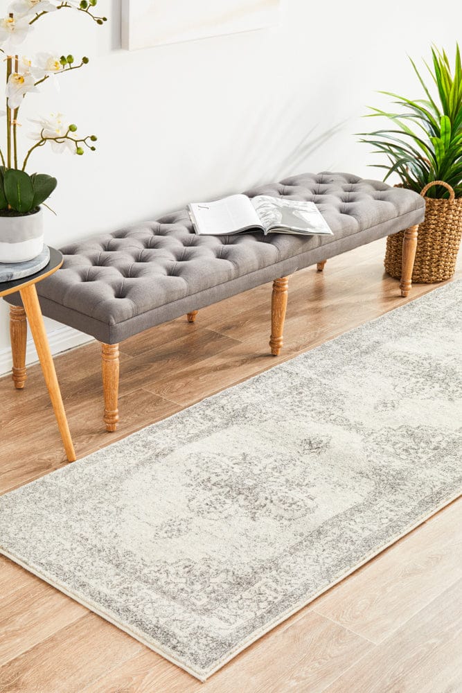 Rug Culture Rugs Century 977 Silver Runner Rug
