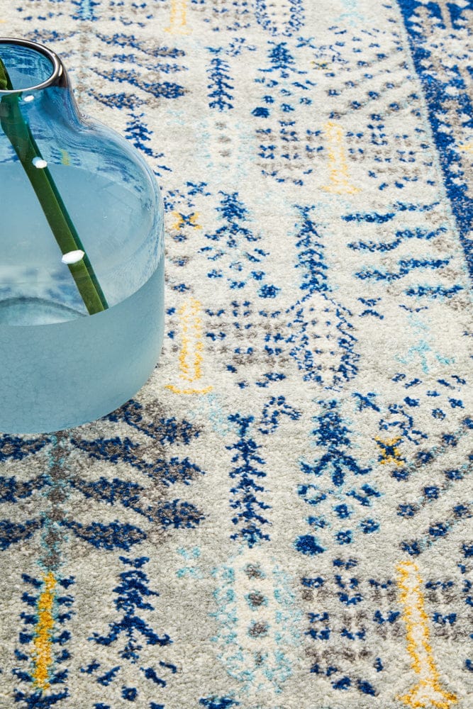 Rug Culture Rugs Century 988 Blue Runner Rug