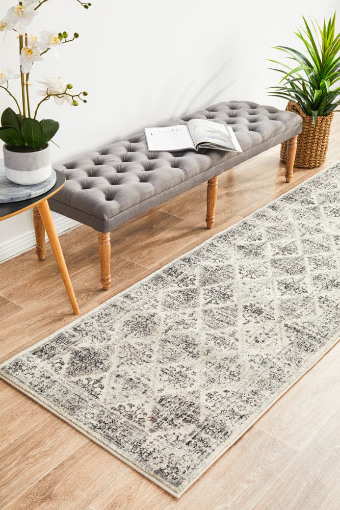 Rug Culture Rugs Century 999 Grey Runner Rug