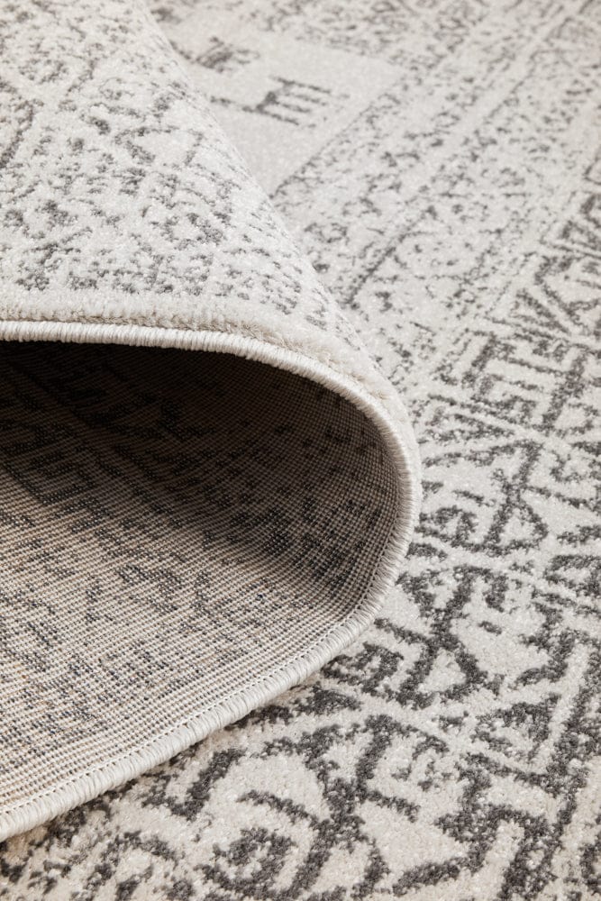 RUG CULTURE Rugs Chrome Addison Silver Rug