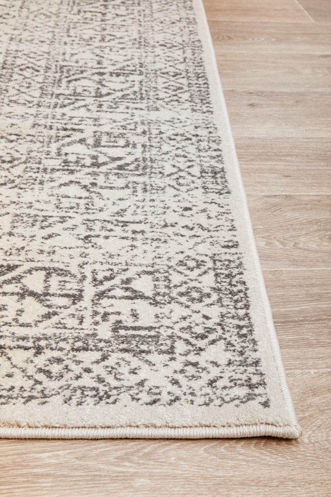 RUG CULTURE Rugs Chrome Addison Silver Rug