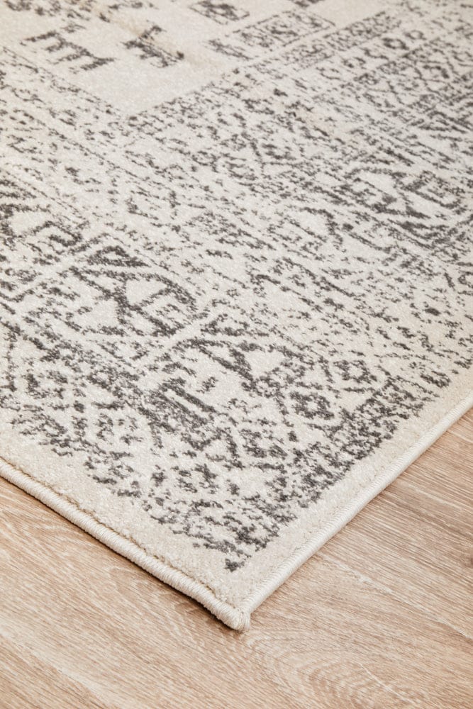 RUG CULTURE Rugs Chrome Addison Silver Rug