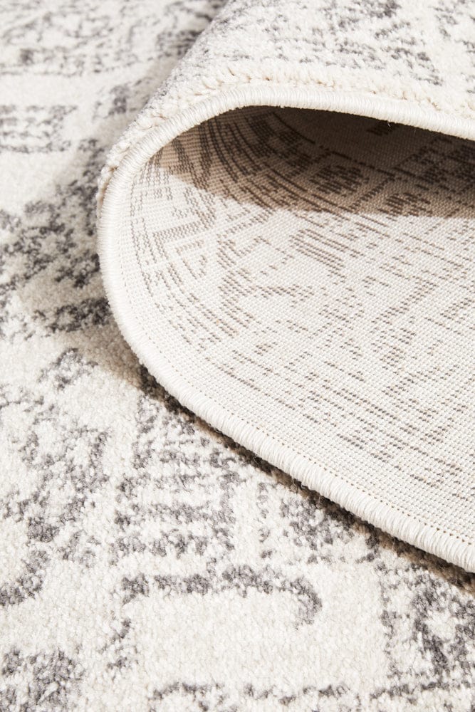RUG CULTURE Rugs Chrome Addison Silver Runner Rug