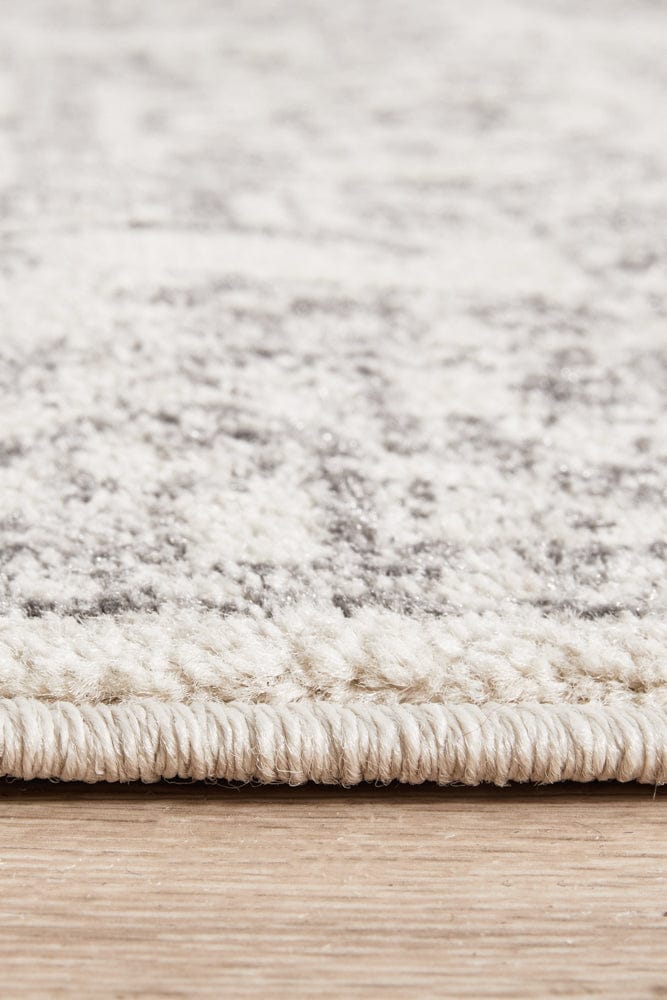 RUG CULTURE Rugs Chrome Addison Silver Runner Rug