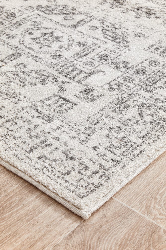 RUG CULTURE Rugs Chrome Addison Silver Runner Rug