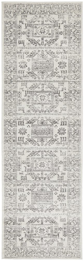 RUG CULTURE Rugs Chrome Addison Silver Runner Rug