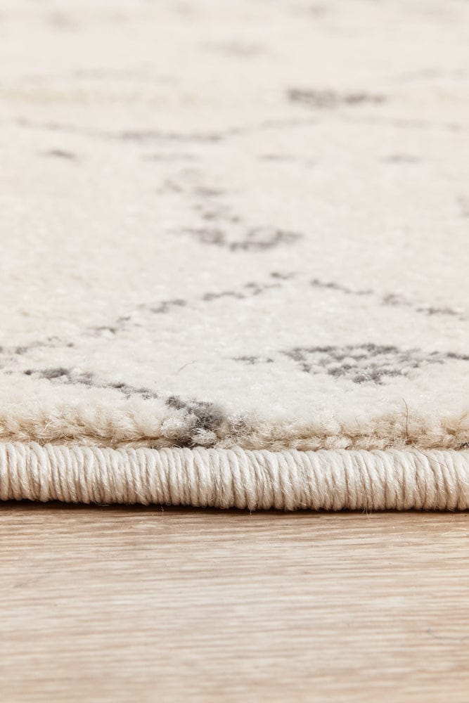 RUG CULTURE Rugs Chrome Elsa Silver Round Rug
