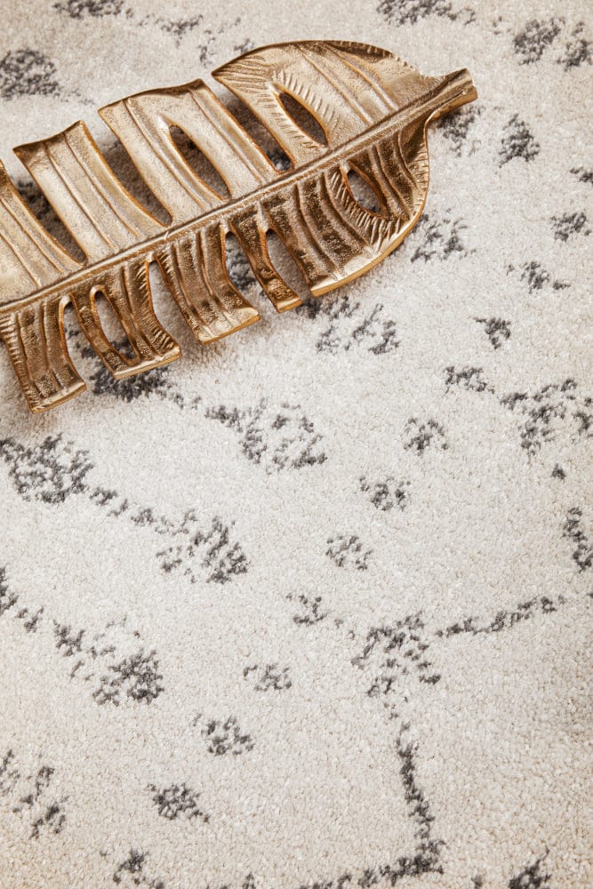 RUG CULTURE Rugs Chrome Elsa Silver Rug