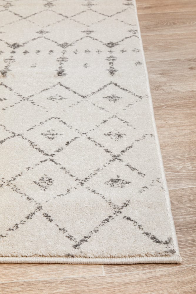 RUG CULTURE Rugs Chrome Elsa Silver Rug