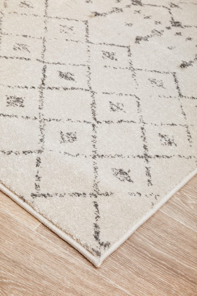 RUG CULTURE Rugs Chrome Elsa Silver Rug