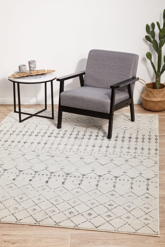 RUG CULTURE Rugs Chrome Elsa Silver Rug