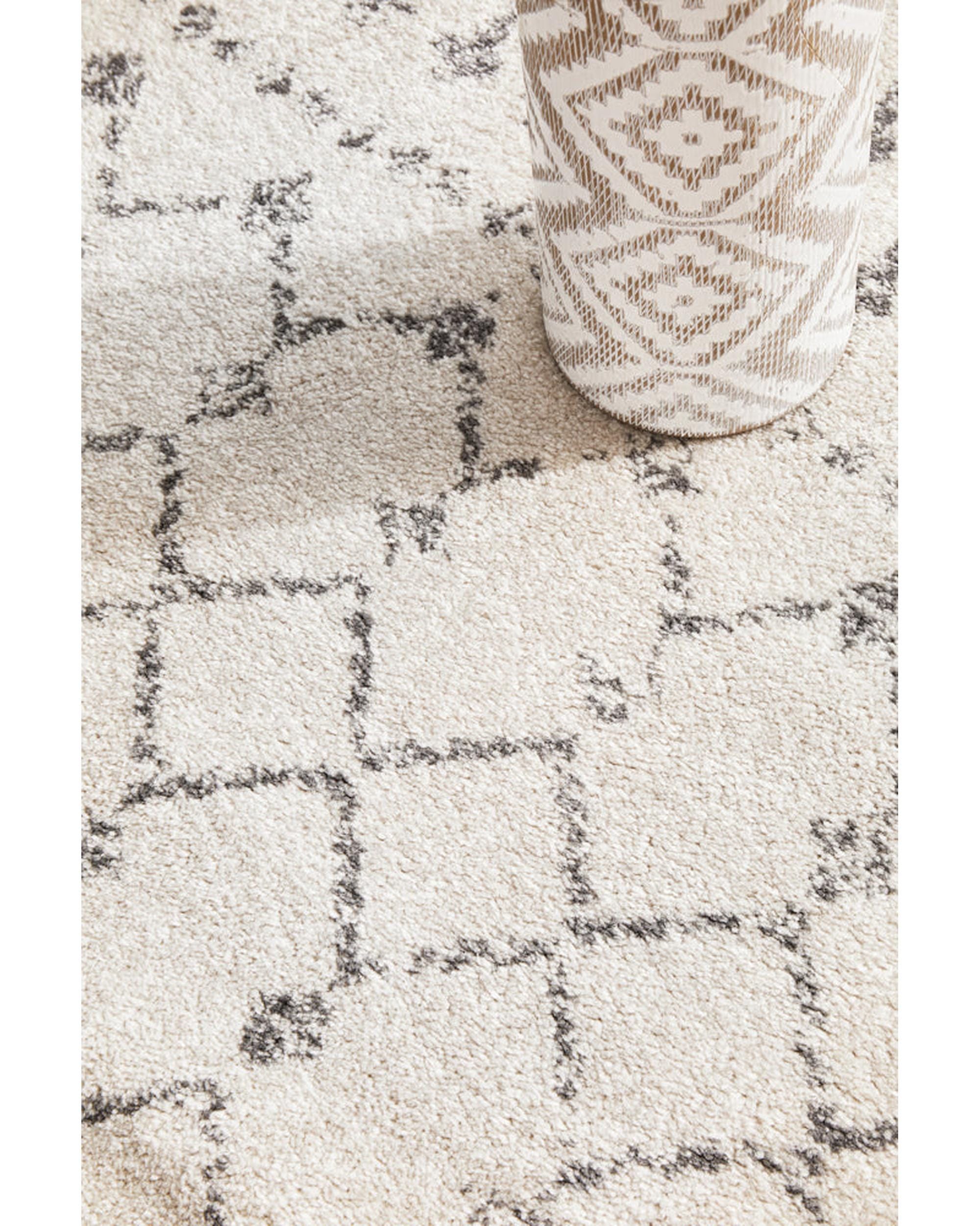 RUG CULTURE Rugs Chrome Elsa Silver Runner Rug