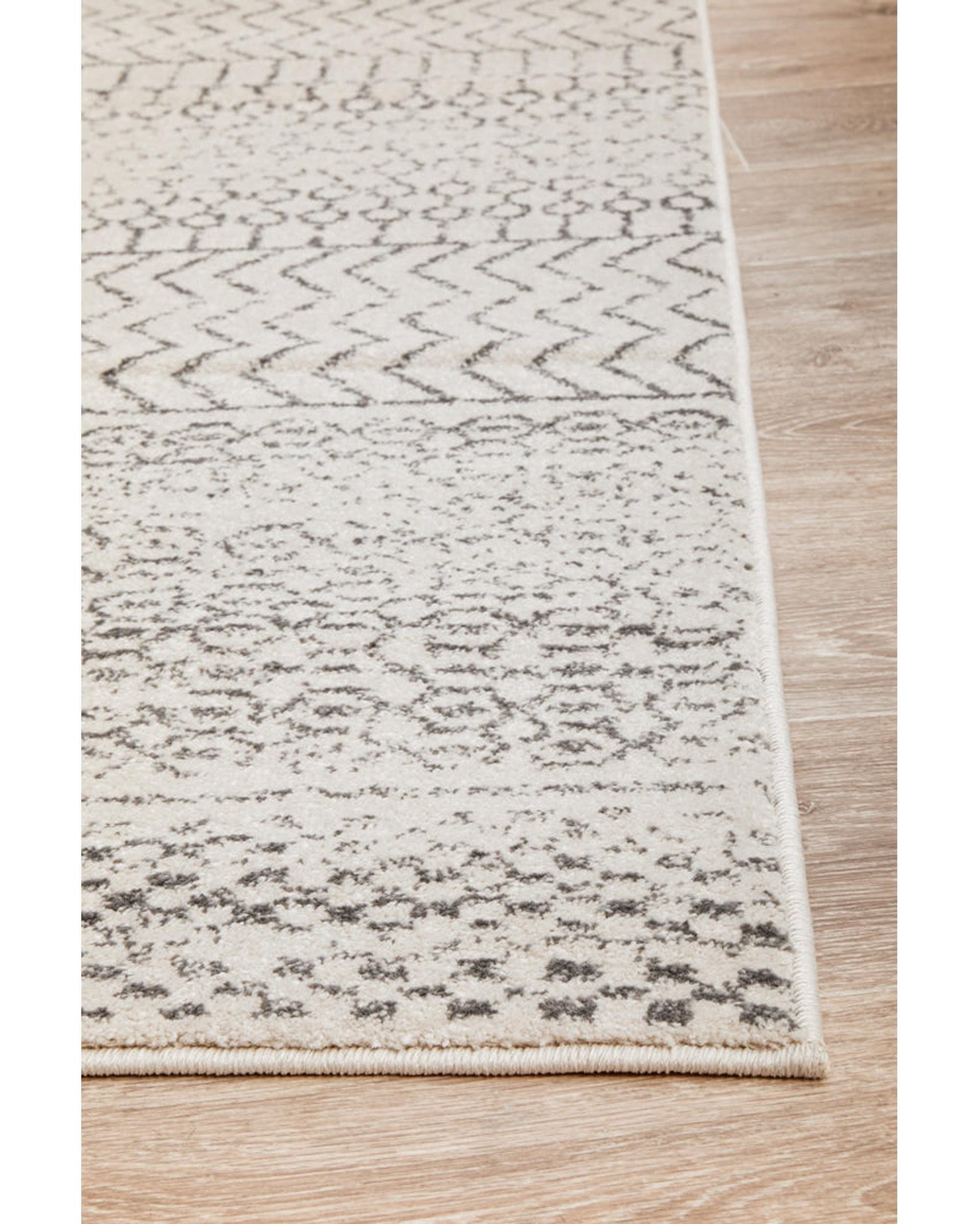 RUG CULTURE Rugs Chrome Harper Silver Rug