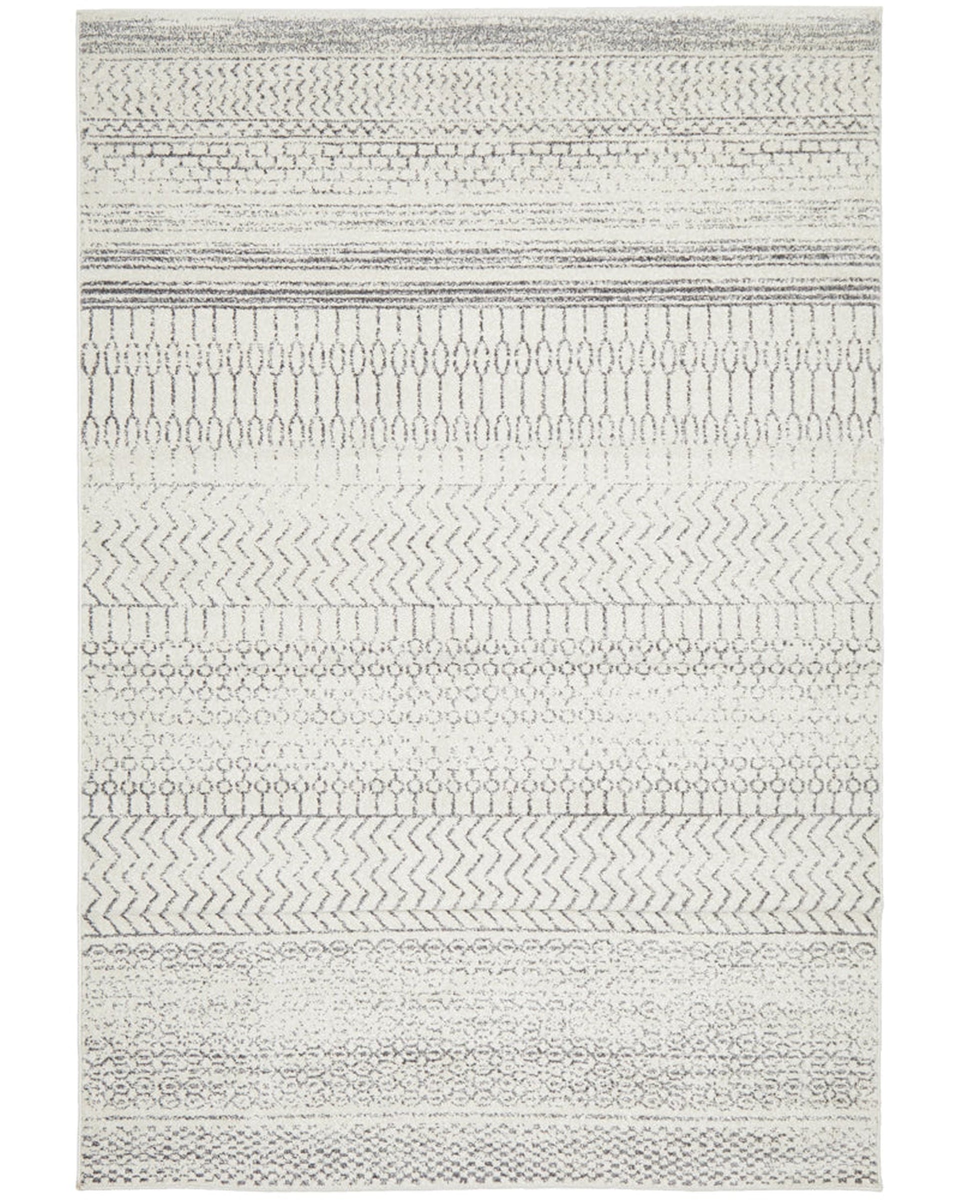 RUG CULTURE Rugs Chrome Harper Silver Rug
