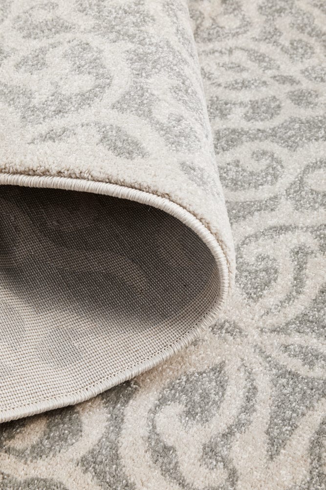 RUG CULTURE Rugs Chrome Lydia Silver Rug