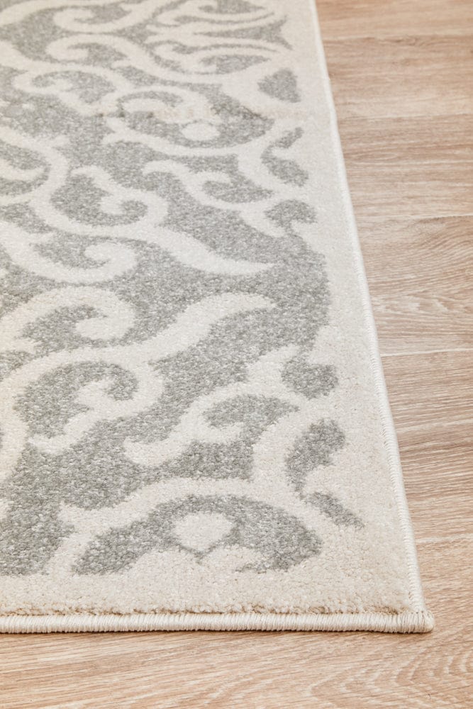 RUG CULTURE Rugs Chrome Lydia Silver Rug