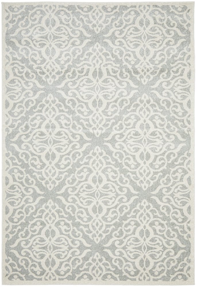 RUG CULTURE Rugs Chrome Lydia Silver Rug
