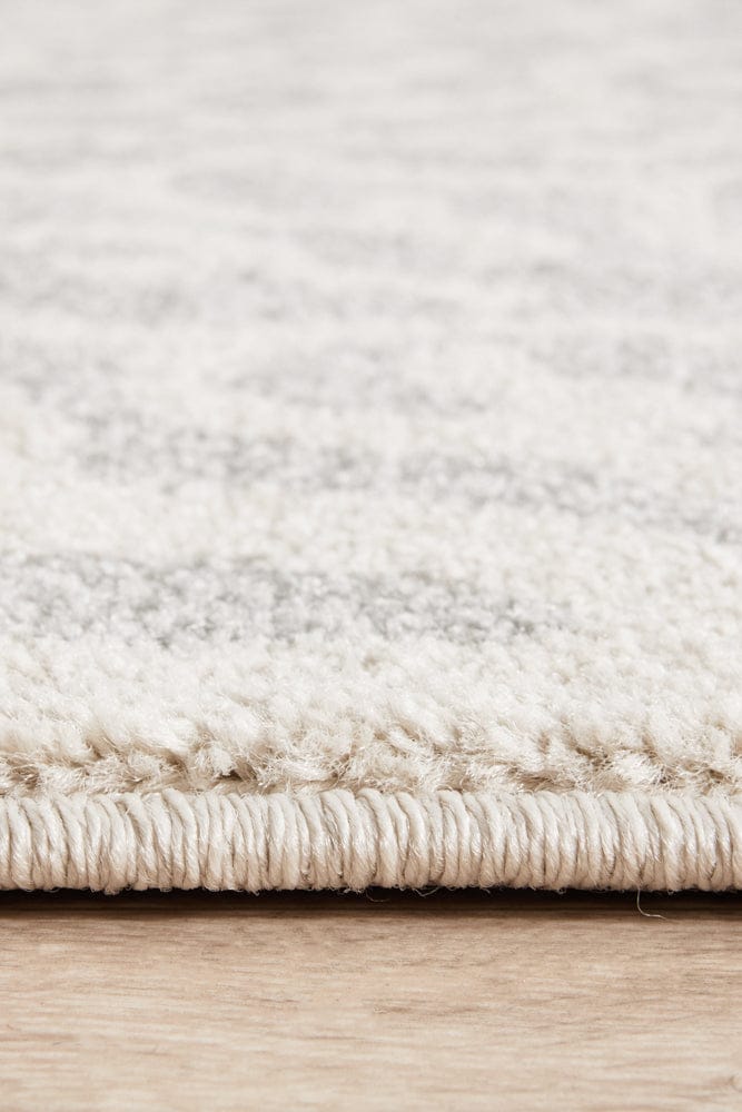 RUG CULTURE Rugs Chrome Lydia Silver Runner Rug