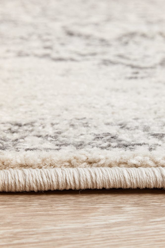 RUG CULTURE Rugs Chrome Rita Silver Round Rug