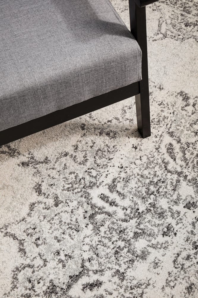 RUG CULTURE Rugs Chrome Rita Silver Rug