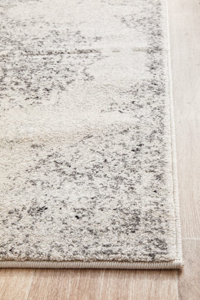 RUG CULTURE Rugs Chrome Rita Silver Runner Rug