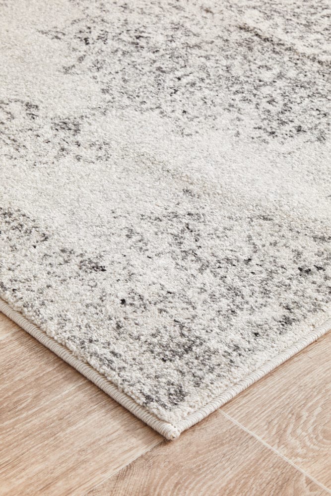 RUG CULTURE Rugs Chrome Rita Silver Runner Rug