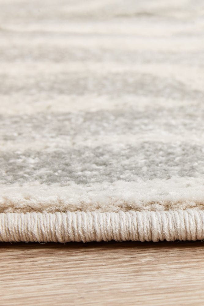 RUG CULTURE Rugs Chrome Savannah Silver Round Rug