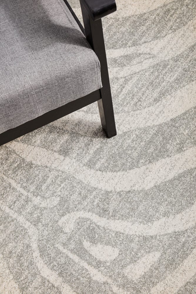 RUG CULTURE Rugs Chrome Savannah Silver Rug